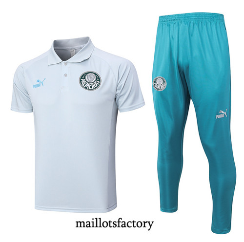 Kit d'entrainement Maillot du Palmeiras Polo 2023/24 Gris factory 0222