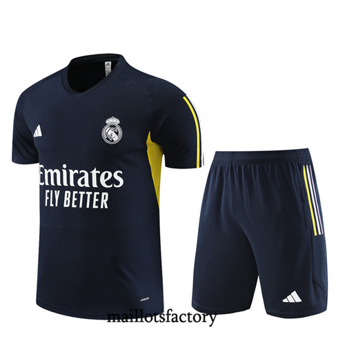 Kit d'entrainement Maillot du Real Madrid Enfant + Short 2023/24 Bleu Marine factory 0333