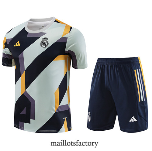 Kit d'entrainement Maillot du Real Madrid + Short 2023/24 Blanc factory 0336