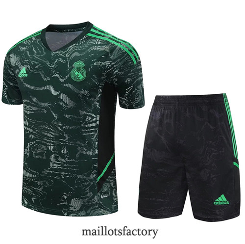 Kit d'entrainement Maillot du Real Madrid + Short 2023/24 Vert factory 0341