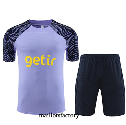 Kit d'entrainement Maillot du Tottenham Hotspur Enfant + Short 2023/24 Violet factory 0521