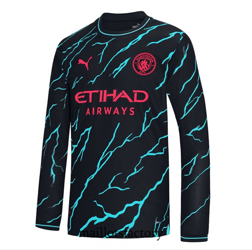 Achat Maillot du Manchester City 2023/24 Exterieur Manche Longue factory 0606