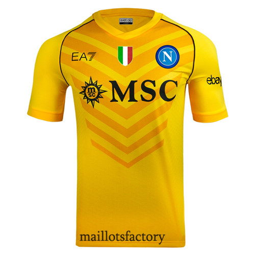 Achat Maillot du Naples 2023/24 Gardien de but Jaune factory 0638