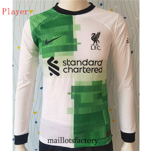 Achat Maillot du Player Liverpool 2023/24 Exterieur Manche Longue factory 0582