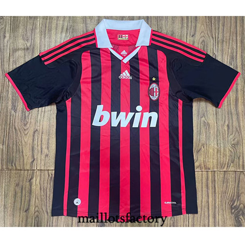 Achat Maillot du Retro AC Milan 2009-10 Domicile factory 0619