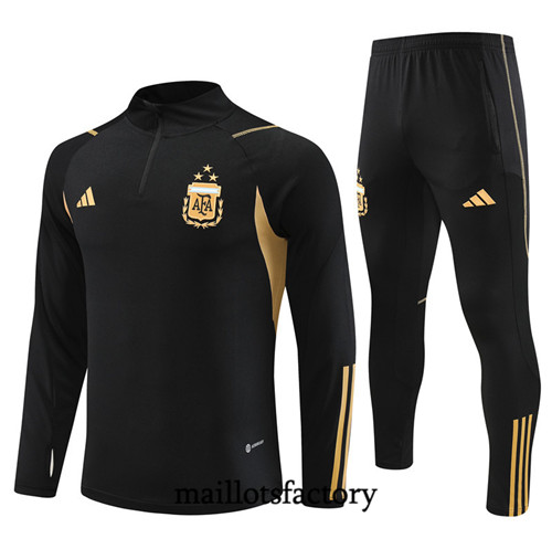 Achat Maillot Survetement de foot Argentine 2023/24 Noir factory 0995