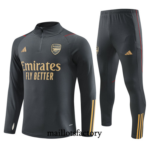 Achat Maillot Survetement de foot Arsenal 2023/24 Gris factory 1020