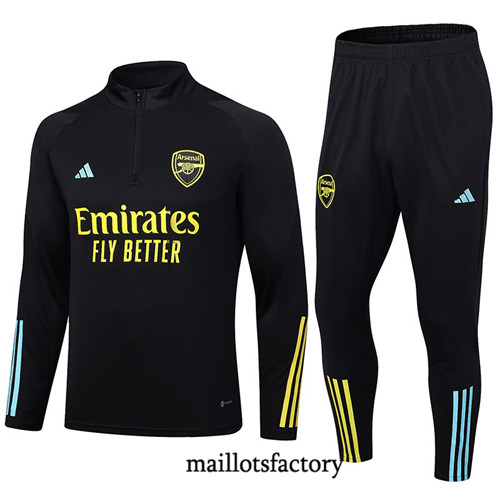 Achat Maillot Survetement de foot Arsenal 2023/24 Noir factory 1024