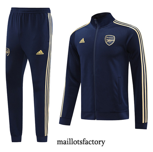 Achat Maillot Veste Survetement de foot Arsenal 2023/24 Bleu Marine factory 1028