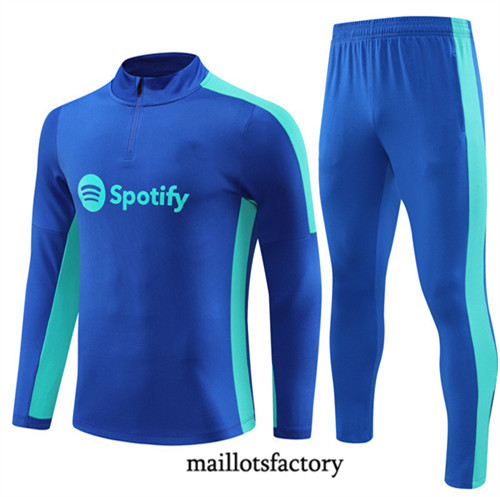 Achat Maillot Survetement de foot Barcelone 2023/24 Bleu factory 0898