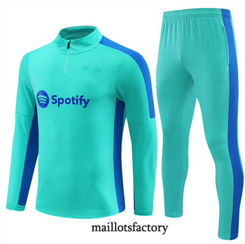 Achat Maillot Survetement de foot Barcelone 2023/24 Bleu factory 0899