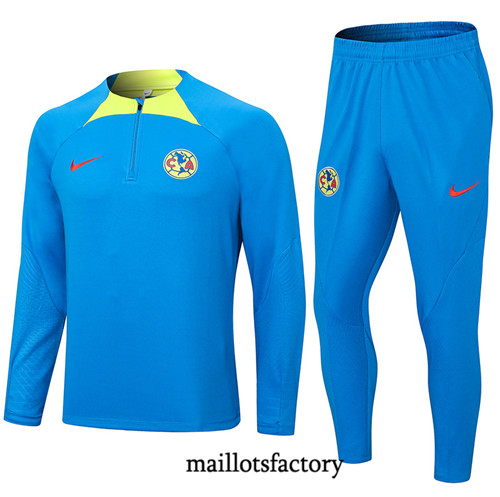 Achat Maillot Survetement de foot CF América 2023/24 Bleu factory 0740