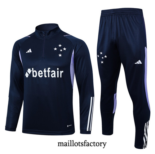 Achat Maillot Survetement de foot Cruzeiro 2023/24 Bleu factory 0744