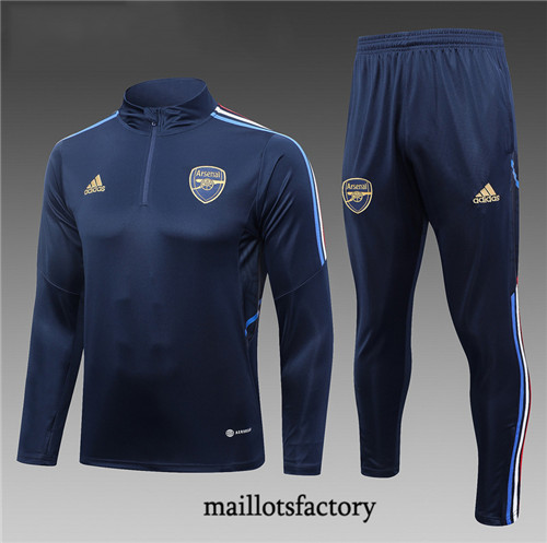 Achat Maillot Survetement Enfant de foot Arsenal 2023/24 Bleu factory 1227