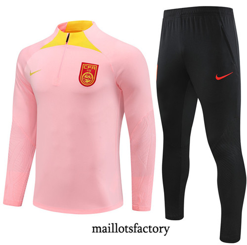 Achat Maillot Survetement Enfant de foot Chine 2023/24 Rose factory 1210