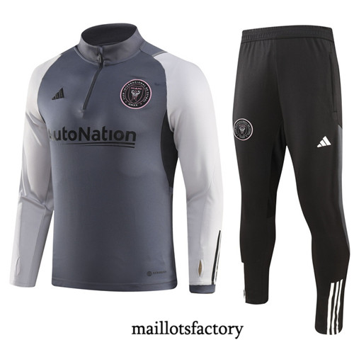 Achat Maillot Survetement Enfant de foot Inter Miami 2023/24 Gris factory 1110