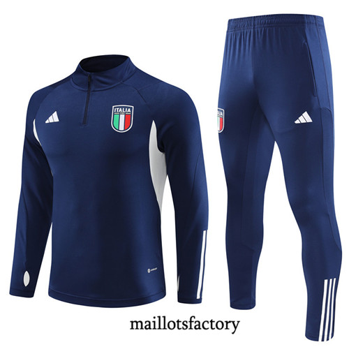 Achat Maillot Survetement Enfant de foot Italie 2023/24 Bleu factory 1215