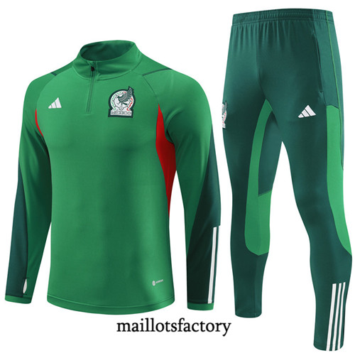 Achat Maillot Survetement Enfant de foot Mexique 2023/24 Vert factory 1219