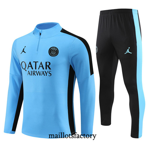 Achat Maillot Survetement Enfant de foot PSG 2023/24 Bleu factory 1166