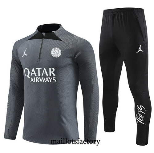 Achat Maillot Player Survetement Enfant de foot PSG 2023/24 Gris factory 1194