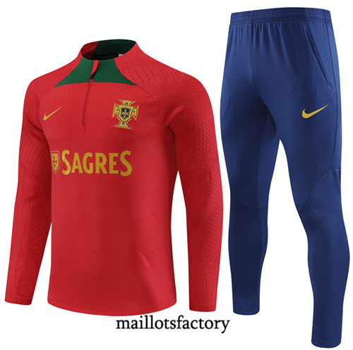 Achat Maillot Player Survetement Enfant de foot Portugal 2023/24 Rouge factory 1221