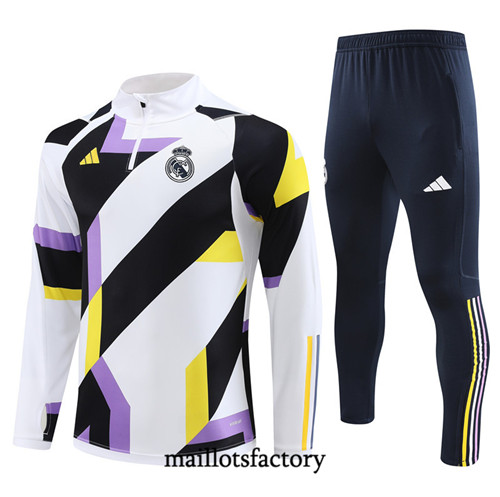 Achat Maillot Survetement Enfant de foot Real Madrid 2023/24 Blanc factory 1141