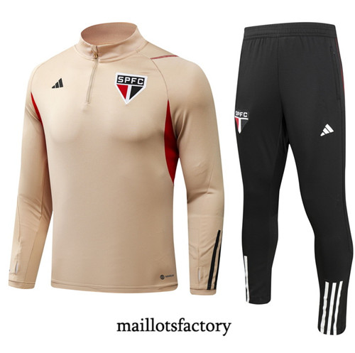 Achat Maillot Survetement Enfant de foot Sao Paulo 2023/24 Kaki factory 1121