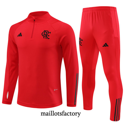 Achat Maillot Survetement de foot Flamengo 2023/24 Rouge factory 0752