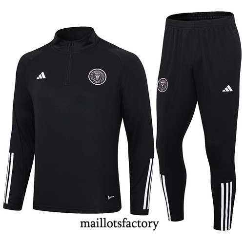 Achat Maillot Survetement de foot Inter Miami 2023/24 Noir factory 0759