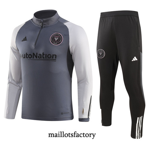 Achat Maillot Survetement de foot Inter Miami 2023/24 Gris factory 0760