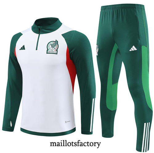 Achat Maillot Survetement de foot Mexique 2023/24 Blanc factory 1010