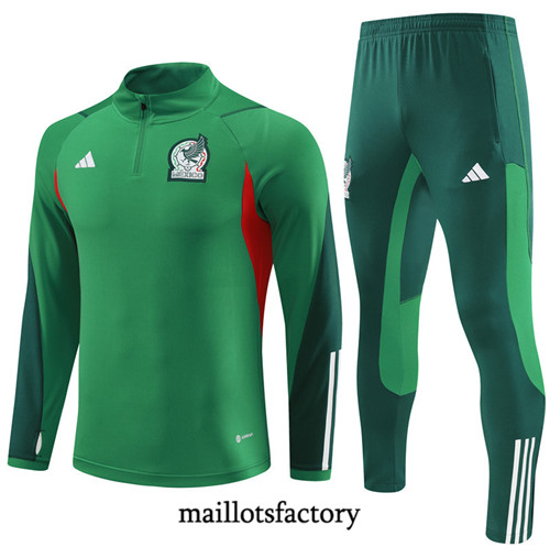 Achat Maillot Survetement de foot Mexique 2023/24 Vert factory 1011