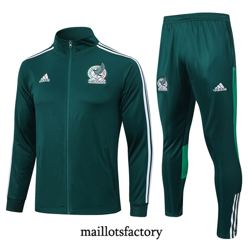 Achat Maillot Veste Survetement de foot Mexique 2023/24 Vert foncé factory 1012