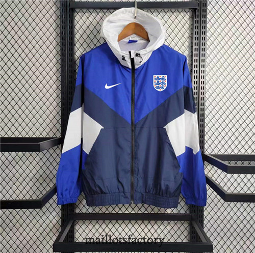 Achat Maillot du Coupe Vent Angleterre 2023/24 Bleu factory 1356