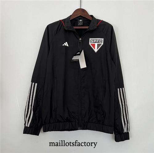 Achat Maillot du Coupe Vent Sao Paulo 2023/24 Noir factory 1324