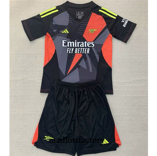 Maillot du Arsenal Enfant 2024/25 Gardien de but Noir