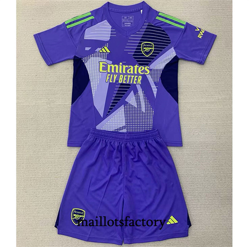 Maillot du Arsenal Enfant 2024/25 Gardien De But purple