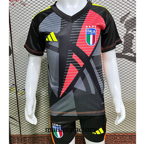 Maillot du Italie Enfant 2024/25 Gardien De But Noir