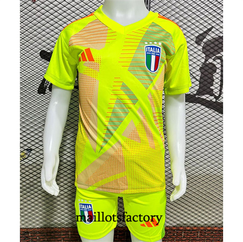 Maillot du Italie Enfant 2024/25 Gardien De But Jaune