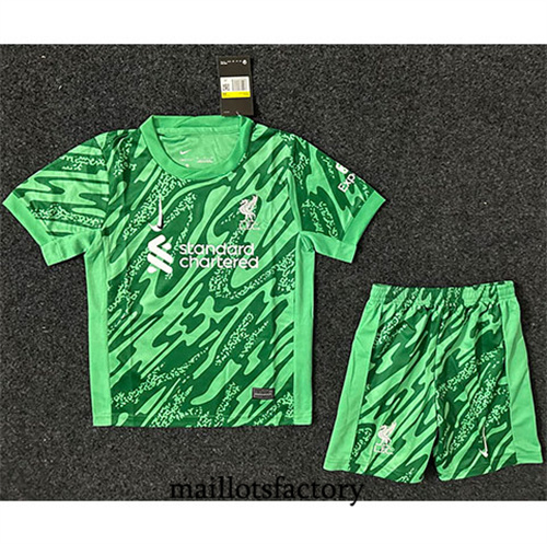 Maillot du Liverpool Enfant 2024/25 Gardien De But Vert