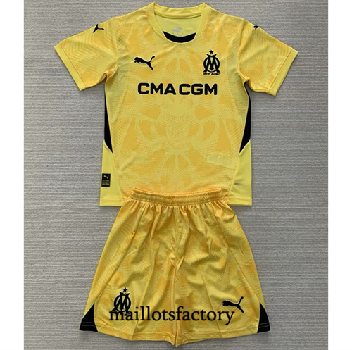 Maillot du Marseille Enfant 2024/25 Gardien De But Jaune