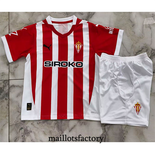 Maillot du Sporting Gijon Enfant 2024/25 Domicile