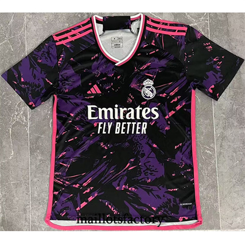 Maillot du Real Madrid 2024/25 pre-match Noir/violet