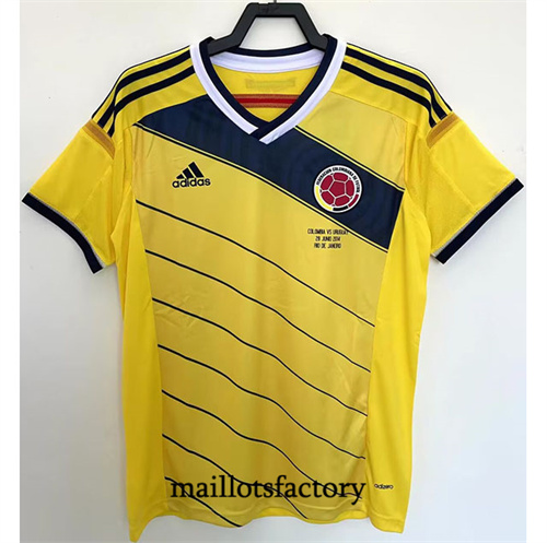 Maillot du Retro Colombie 2014 Domicile