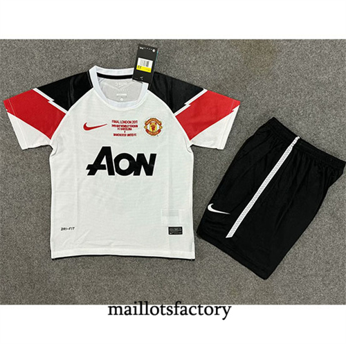 Maillot du Retro Manchester United Enfant 2011-12 Exterieur