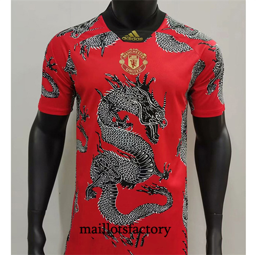 Maillot du Retro Manchester United Player 2019-20 Spéciale Dragon