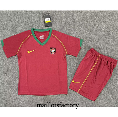 Maillot du Retro Portugal Enfant 2006 Domicile