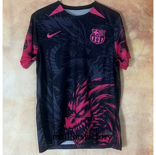 Grossiste Maillot du Barcelone 2024/25 Training Rouge Dragon