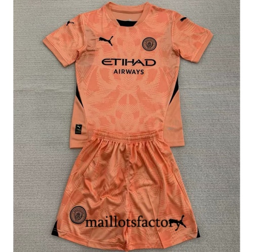 Prix Maillot du Manchester City Enfant 2024/25 Gardien de but Orange