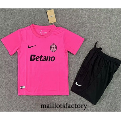 Soldes Maillot du Lisbon Enfant 2024/25 Training Rose